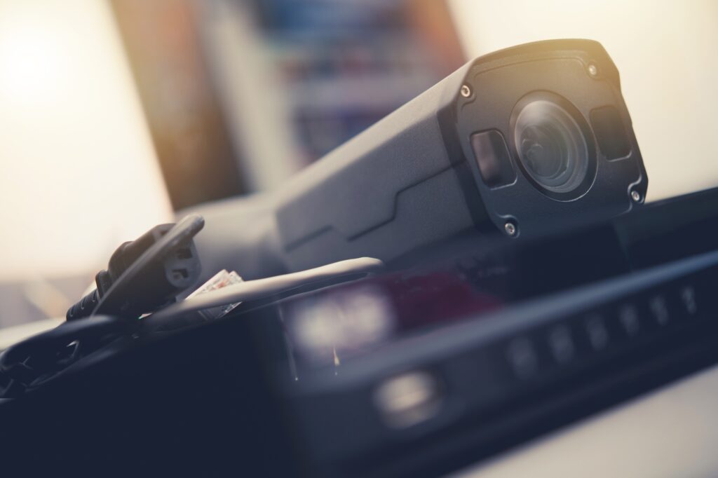 CCTV Modern IP Camera and Digital Recorder